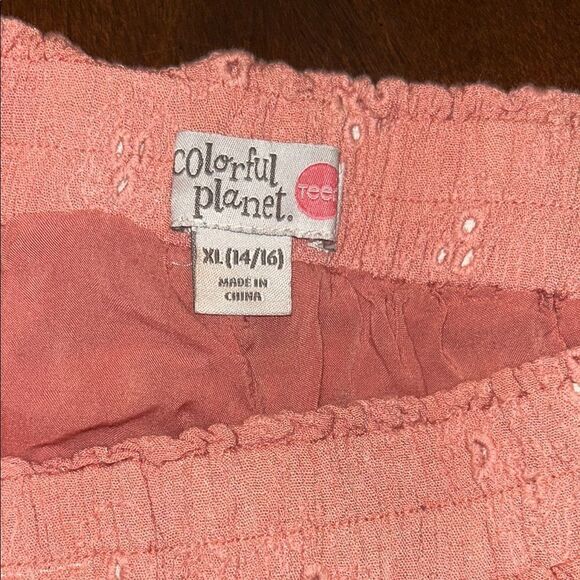 Pink Ruffled Buttoned Tank Top Matching Set - Picture 7 of 9